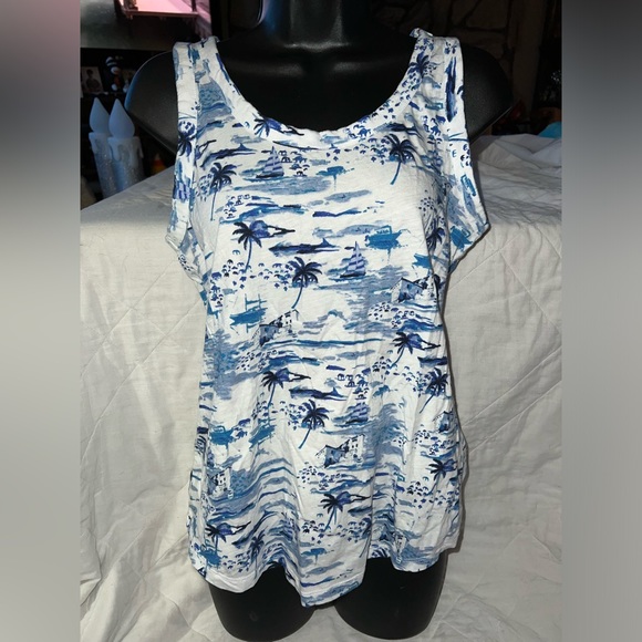 Loft Outlet Tropical Tank Top - Picture 1 of 9